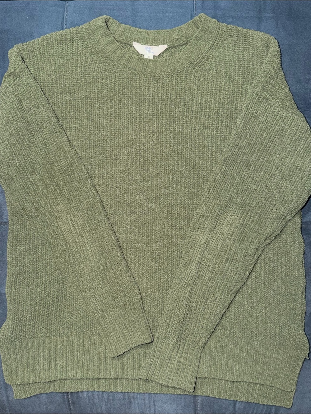 Green Sweater - Time and Tru